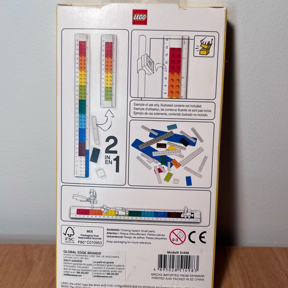 LEGO Buildable Ruler Set - Picture 2 of 2